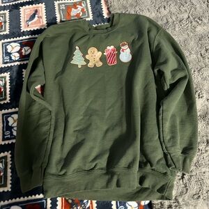 Green Crewneck Sweatshirt